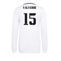Real Madrid Federico Valverde #15 Fotballklær Hjemmedrakt 2022-23 Langermet